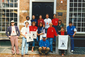 Promotiefoto Deventer Bibliotheken, voorjaar 1993 | Bron: collectie De Meijer