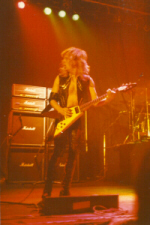 K.K. Downing in Amsterdam op 27 januari 1984 | Foto: Marcel Hoksbergen