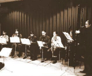 Blokfluitensemble FEW, ontstaan in 1976 uit een lesgroep van Herman Kaldeway (blokfluitdocent in Wezep) | Foto: Herman Kaldeway